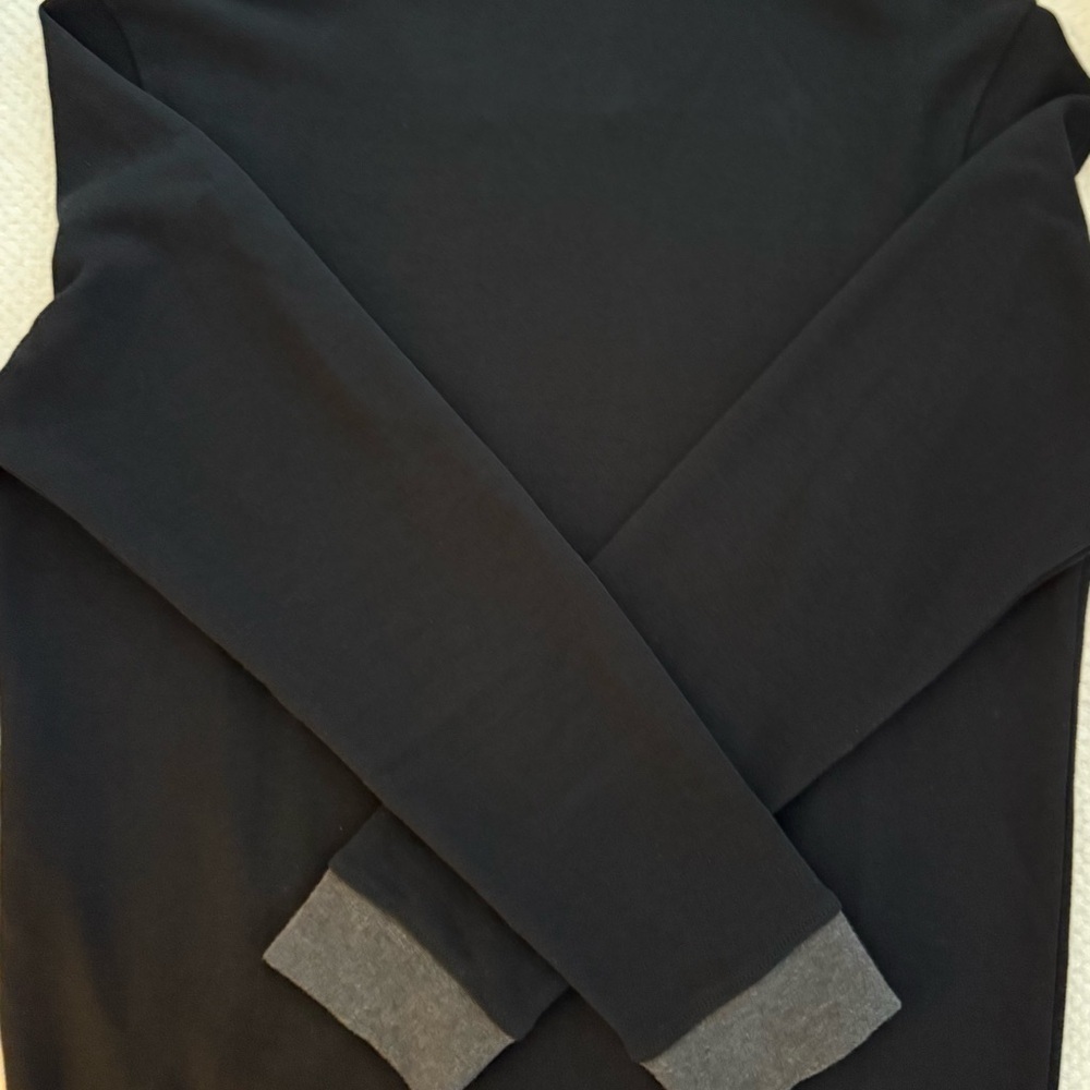 ALFANI MEN’S BLACK GRAY COTTON FULL ZIP JACKET SIZE: M CASUAL LIGHTWEIGHT - Picture 3 of 13